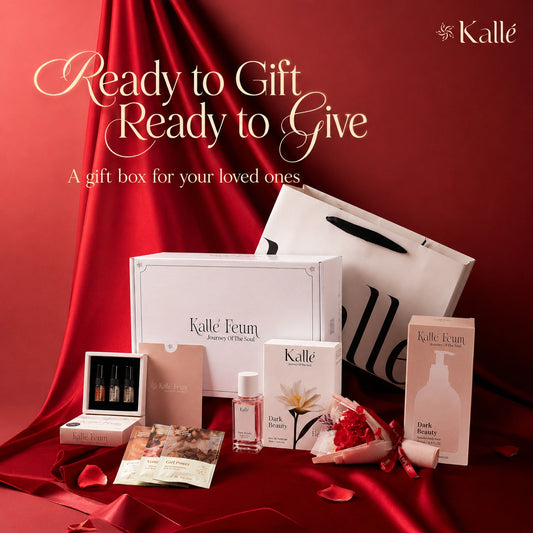 Luxury Perfume & Body Wash Gift Set with Gift Bag and Greeting Card | Kalle‘ Feum